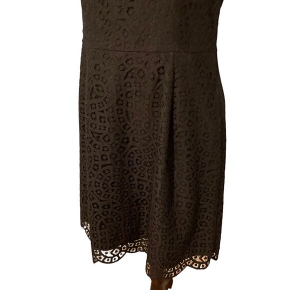 Black Lace Sleeveless Dress - Picture 4 of 10